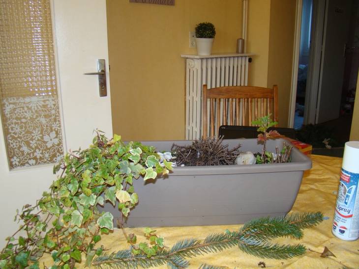 Jardinière de noël