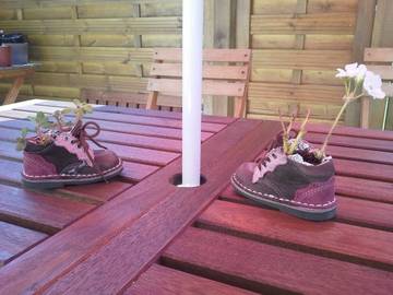 Recyclage chaussures bébé