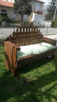 Fabrication d'un banc en palettes