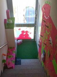 Aménagement et décoration d'une entrée avec escalier