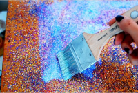 Relooker un bureau avec des paillettes