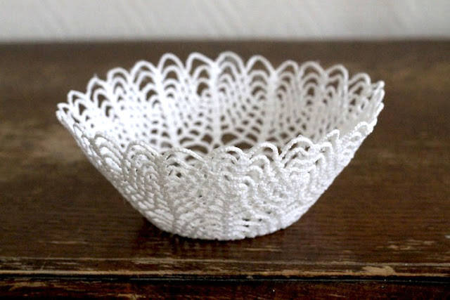 Bol en dentelle