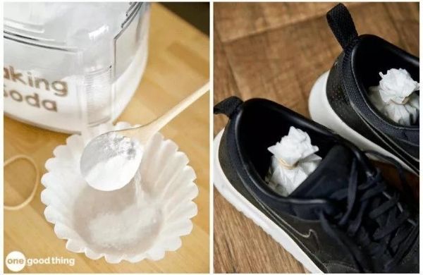 Désodoriser les chaussures avec des filtres à café