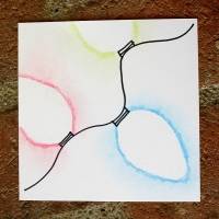 Dessiner une guirlande lumineuse