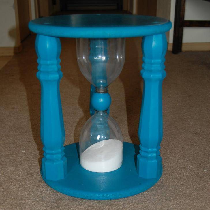 tabouret sablier de punition à fabriquer soi-même