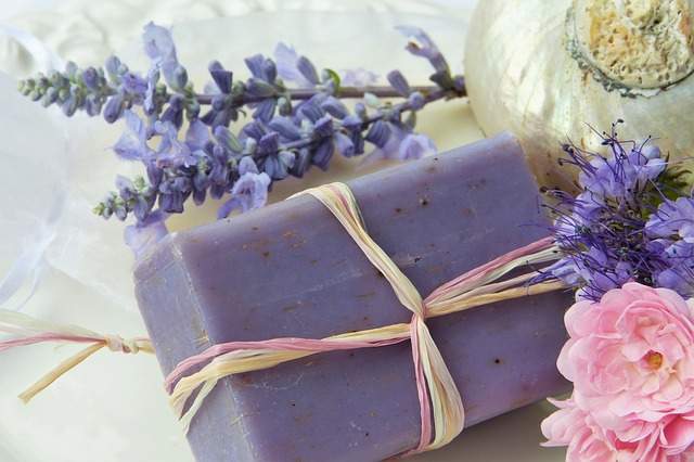 savon artisanal à la lavande