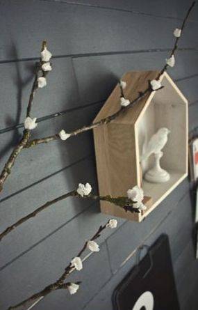 Branche fleurie décorative