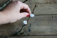 Branche fleurie décorative