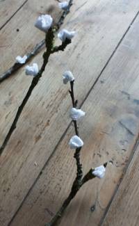 Branche fleurie décorative