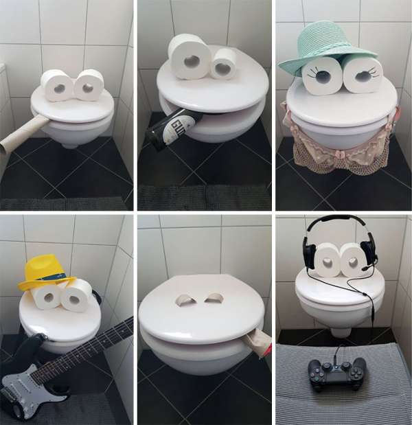 Quand c'est le rouleau de papier-toilette qui t'inspire