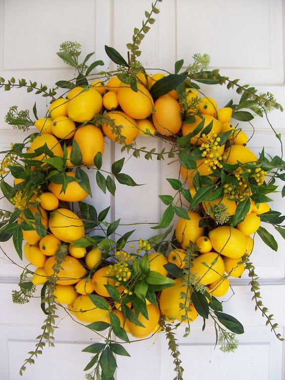 Une couronne de citrons