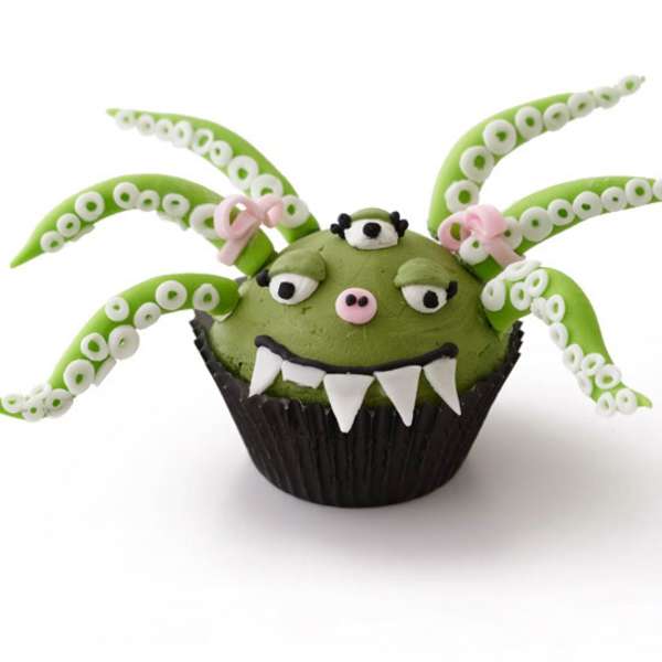 Cupcake monstre à tentacules que les enfants vont aimer