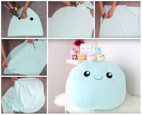 Un coussin boule géant tout mignon