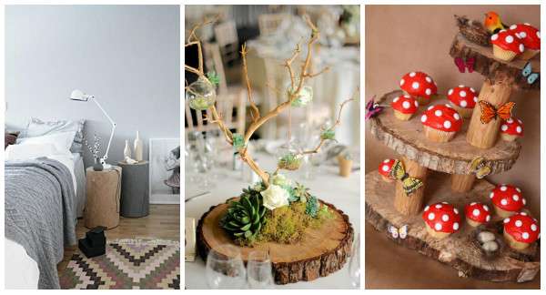 17 Superbes créations déco avec des rondins de bois - Guide Astuces