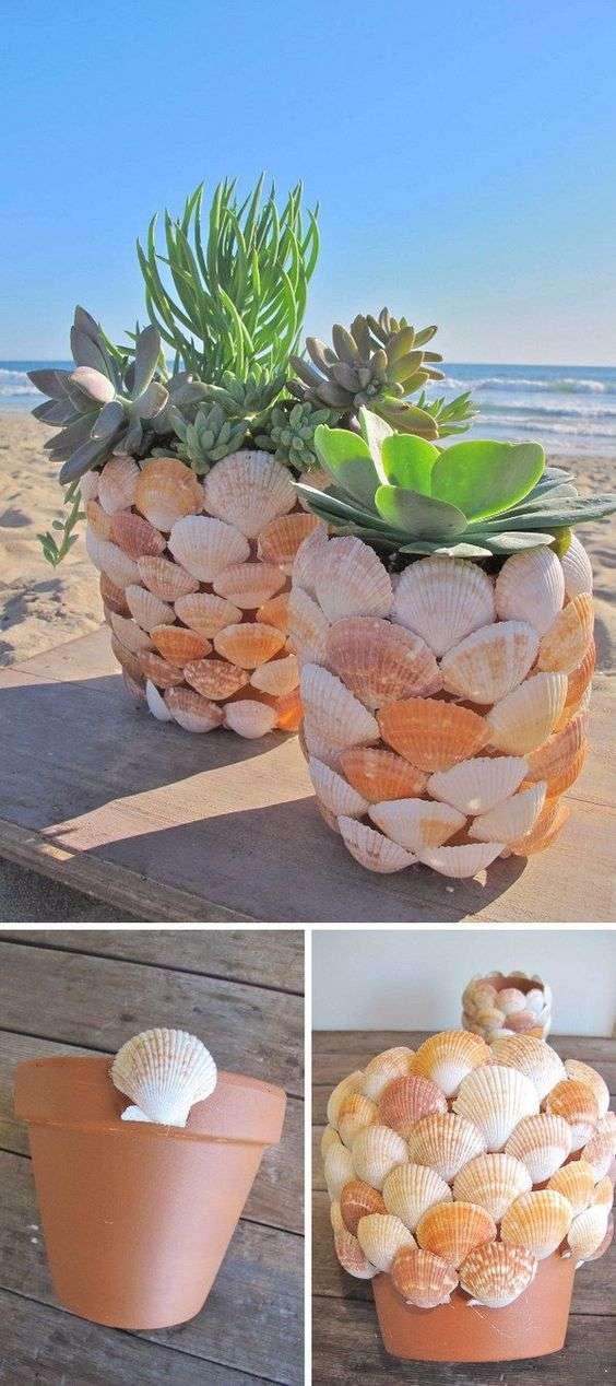 Pots de fleurs esprit Seychelles
