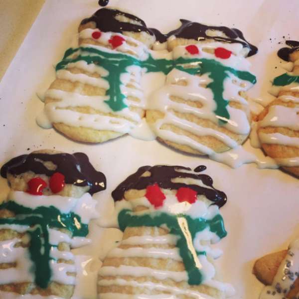 Ces biscuits bonhommes de neige