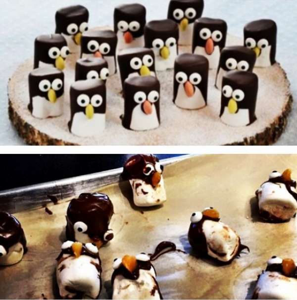 Ce massacre de pingouins en guimauves
