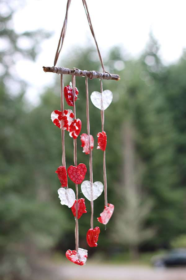 Carillon en perles fondues