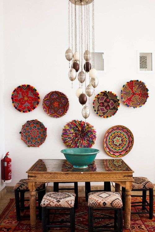 Coin repas style boho chic