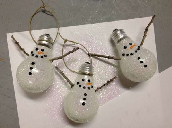 Décoration bonhomme des neiges