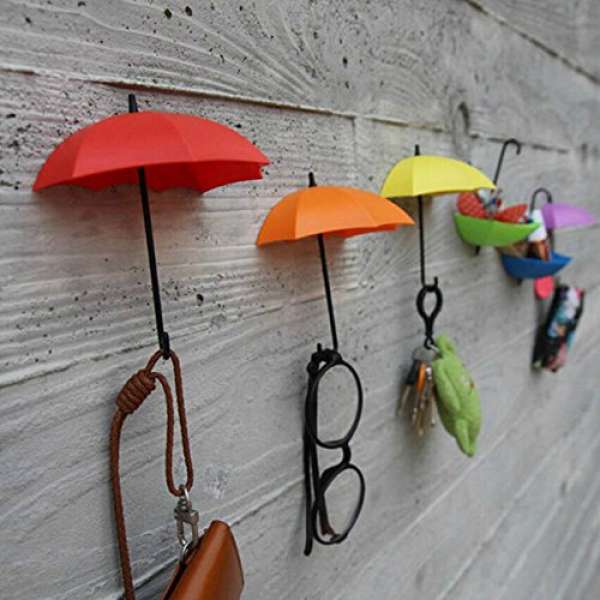 Des crochets pratiques et déco en forme de parapluie