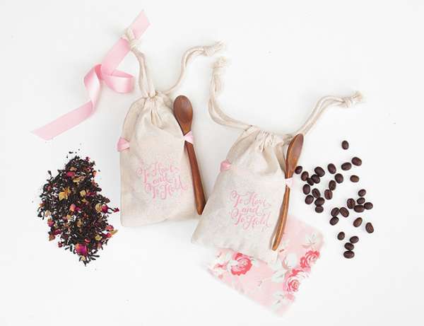 Petites bourses de café ou de thé