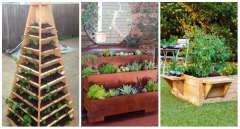 22 Idées de jardins surélevés à faire soi-même