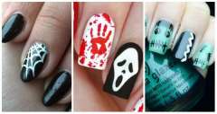 25 idées de nail art faciles et effrayants pour Halloween