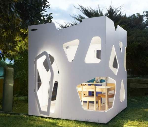 Une cabane futuriste pour impressionner vos enfants