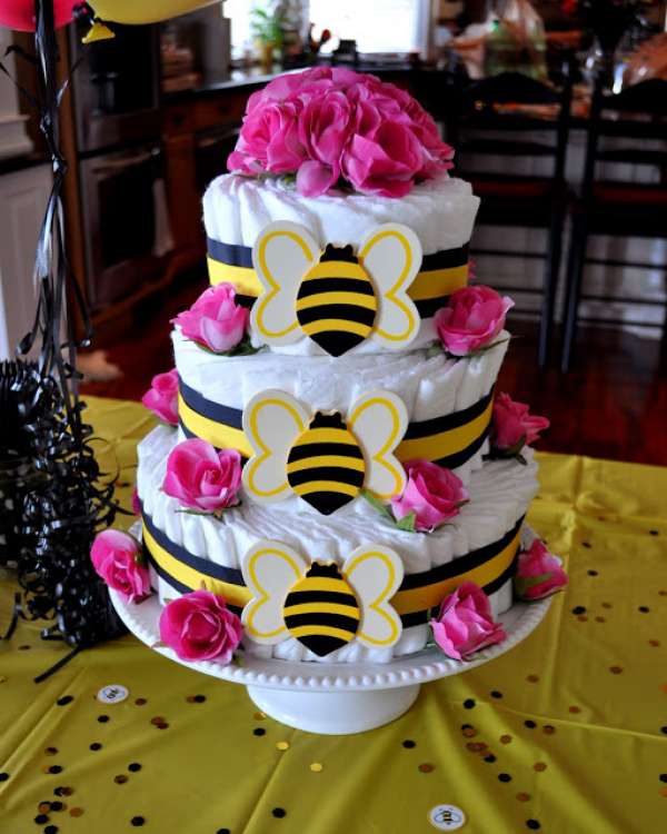 Un gâteau abeilles