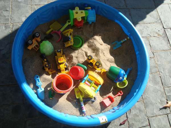 Bac à sable pour les enfants