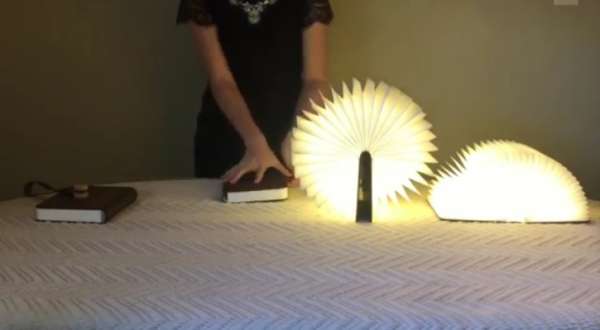 Une lampe déguisée en livre