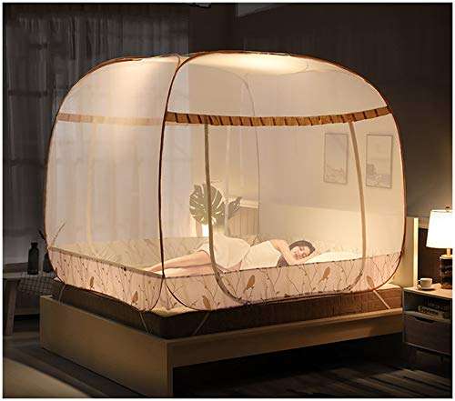 Une tente anti-moustique que vous pouvez installer sur votre lit sans problème