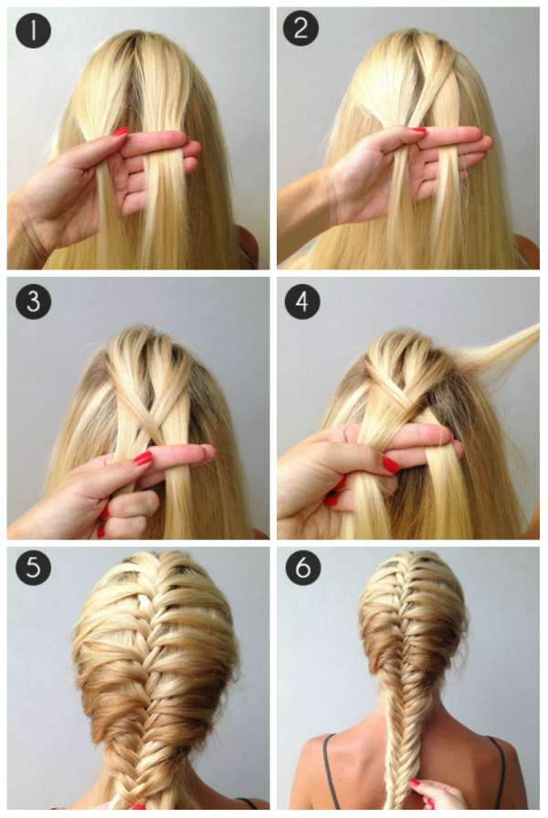 Une tresse queue de poisson