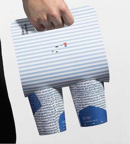 Porte gobelets pour un transport confortable
