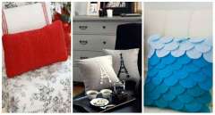 16 idées créatives pour customiser un coussin