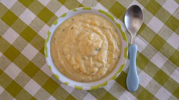 Riz à la purée d'aubergine