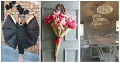 15 Idées originales pour recycler un vieux parapluie