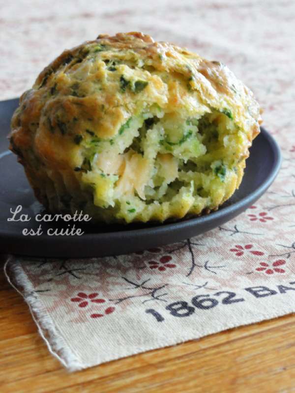 Muffins au saumon et épinards