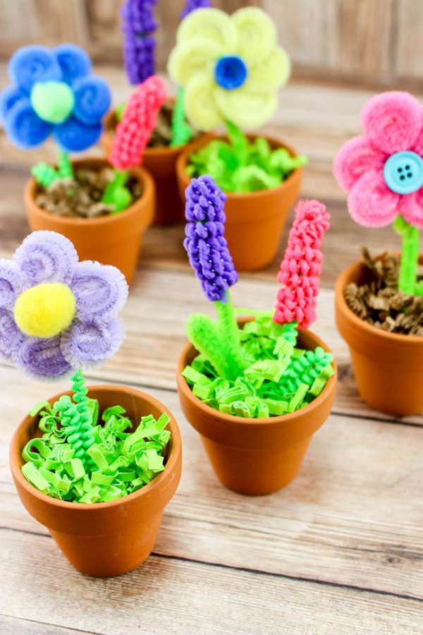 DIY mini pots de fleurs