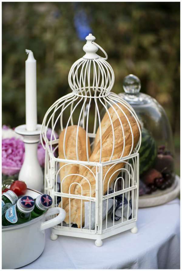 Cage d'oiseau panier à pain