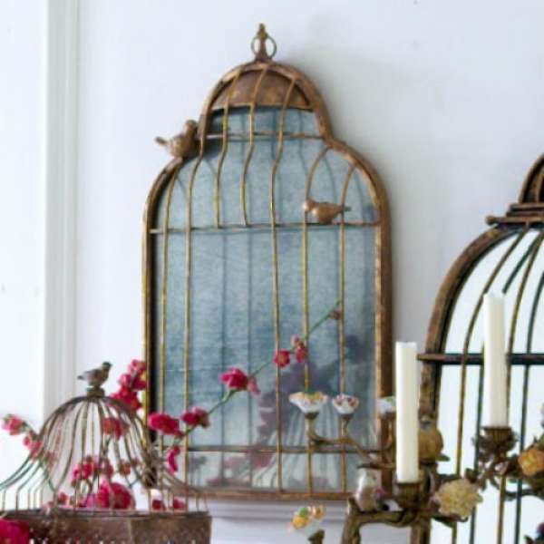 Cage d'oiseau miroir