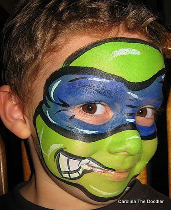 Maquillage tortue ninja