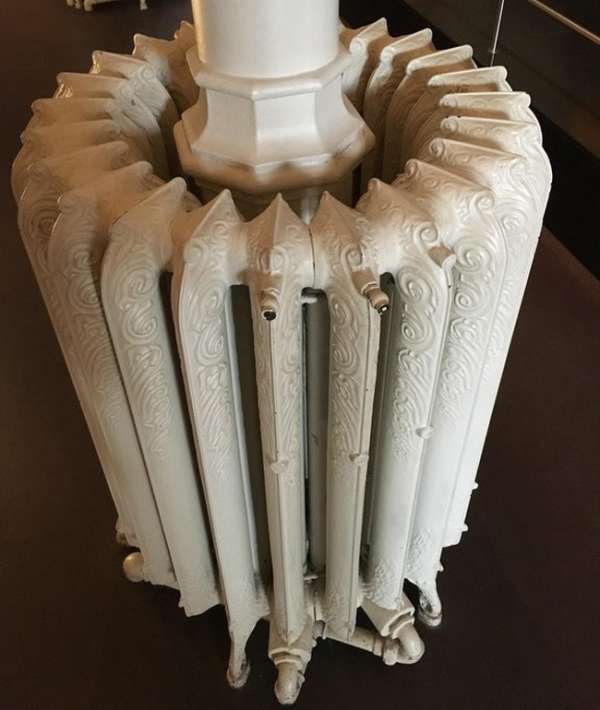 Un radiateur qui est fait pour les constructions cylindriques