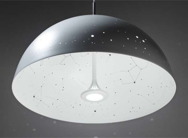 Un lustre qui vous permet de voir des constellations sur votre plafond