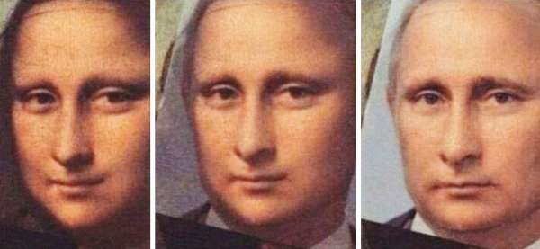 Peut-être que Vladimir Poutine est un descendant de Mona Lisa