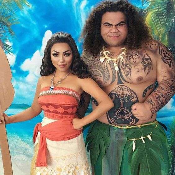 Admirez ce cosplay Inspiré par Maui et Moana