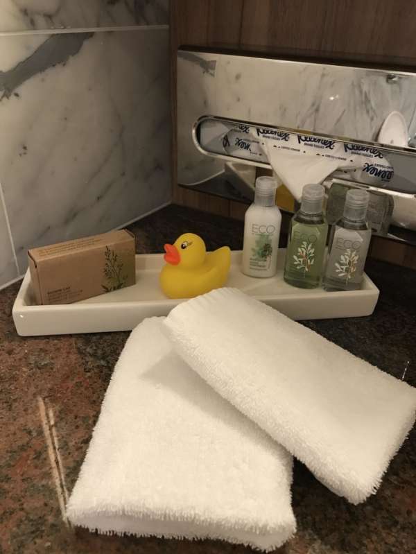 Un canard en plastique pour vous amuser en prenant un bain