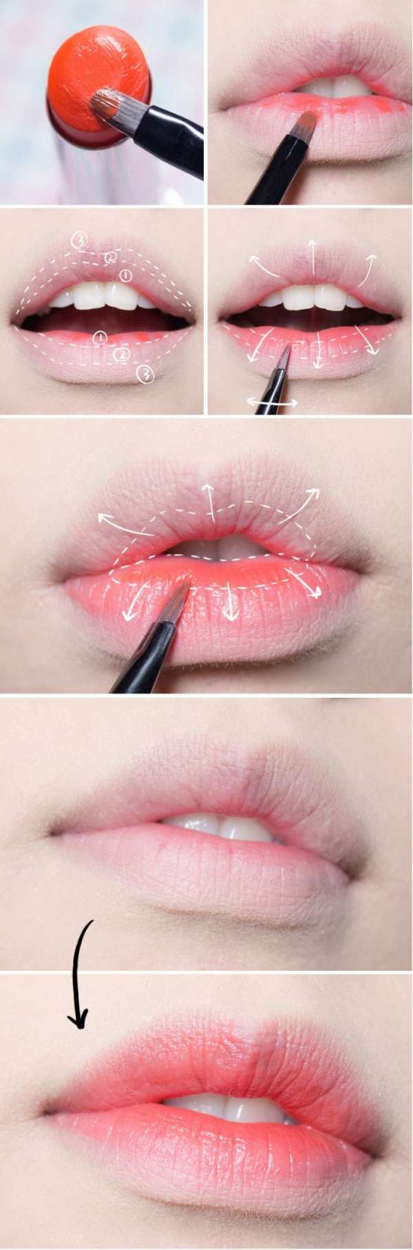Maquillage lèvres fruitées