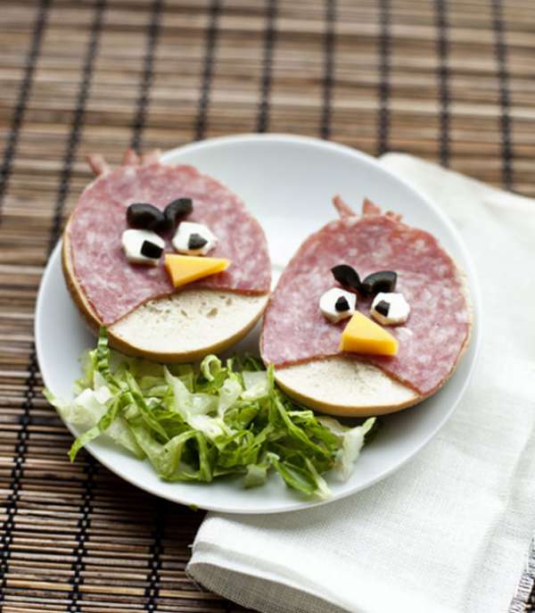 Des sandwichs Angry Birds